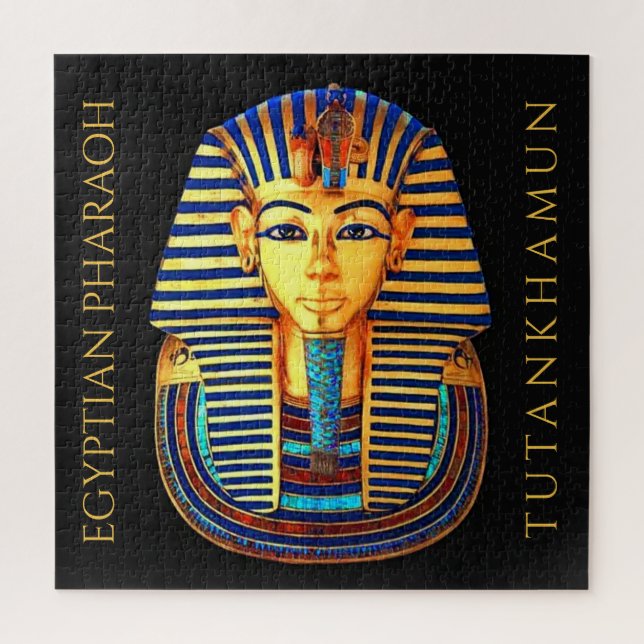 King Tutankhamun Ancient Egyptian Pharaoh Jigsaw Puzzle (Vertical)