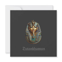 King Tutankhamun Flat Thank You Card