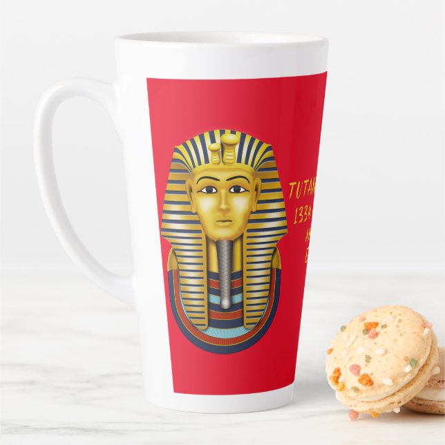 King Tutankhamun Latte Mug (In Situ)
