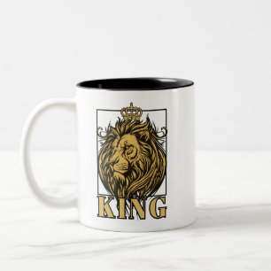 King Two-Tone Coffee Mug