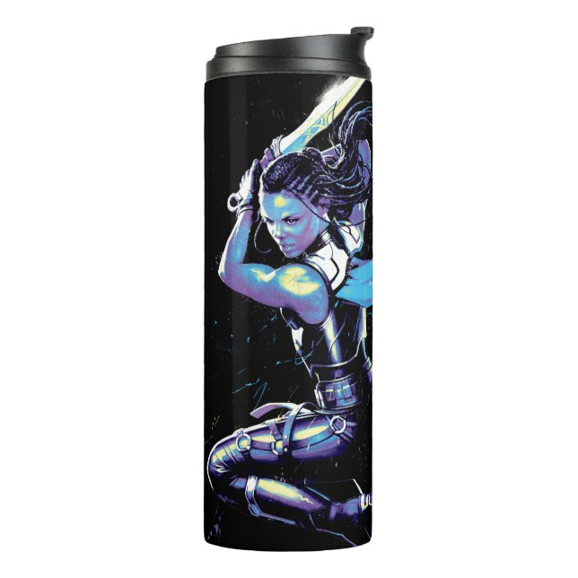 King Valkyrie Illustrated Character Art Thermal Tumbler (Rotated Left)