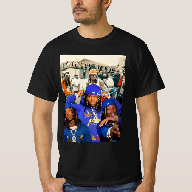 " king von t shirt art" (Front)