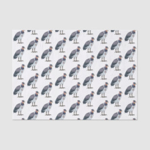 King vulture bird cartoon illustration tissue paper