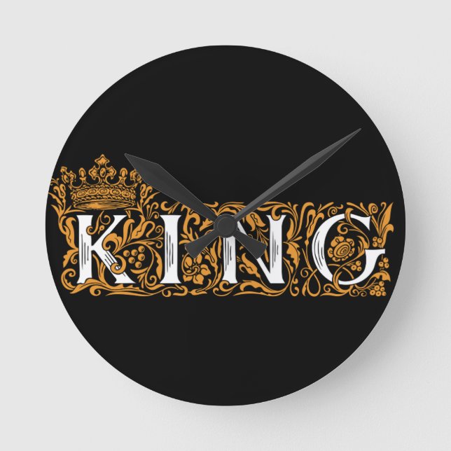 King Wall Clock (Front)