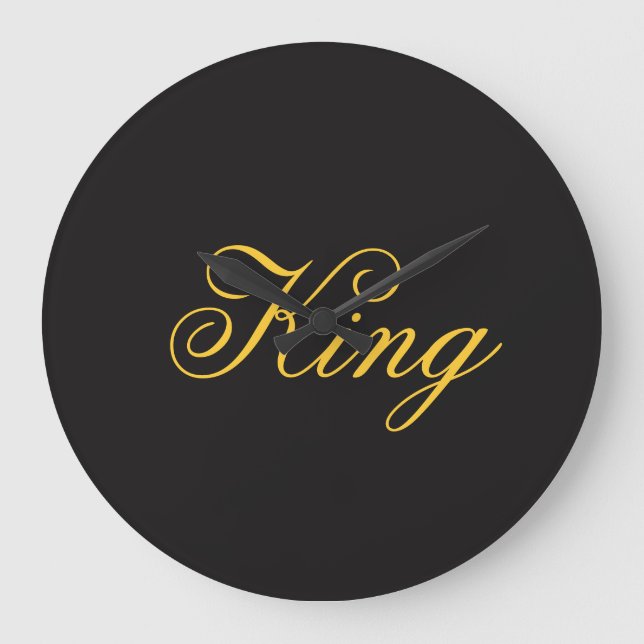 King Wall Clock (Front)
