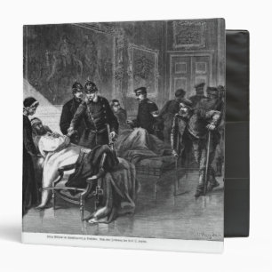 King Wilhelm I  visiting the hospital Binder
