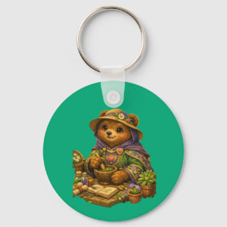Kingdom Bear herbalist Keychain