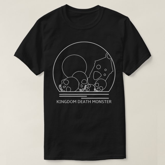 Kingdom Death Monster  Board Game Design  Tabletop T-Shirt (Design Front)