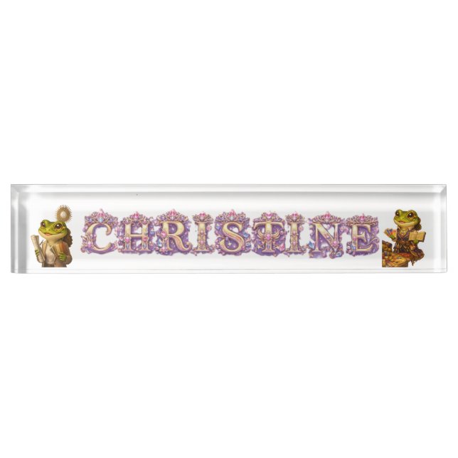 Kingdom Designer Desk Sign (Front)