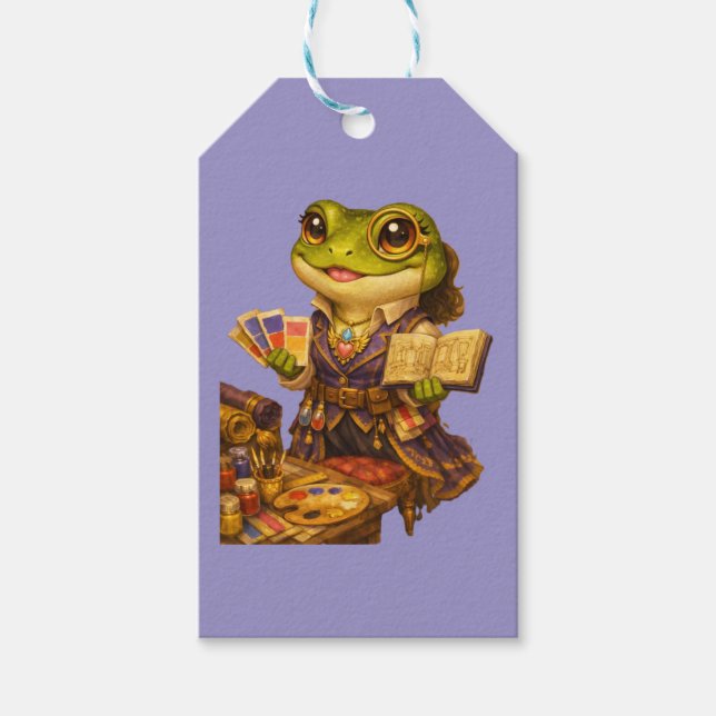 Kingdom Designer Frog Character Gift Tags (Front)