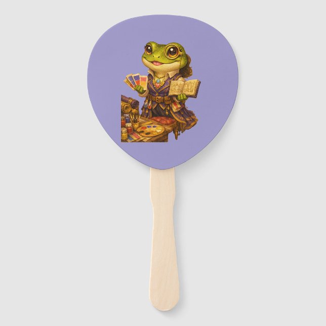 Kingdom Designer Frog Character Hand Fan (Front)