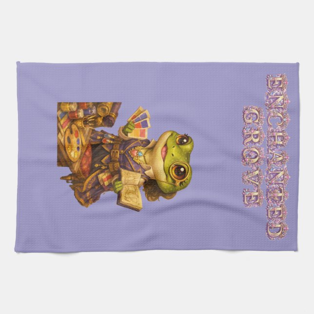Kingdom Designer Frog Character Kitchen Towel (Horizontal)