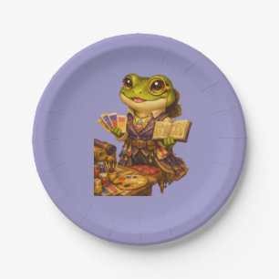 Kingdom Designer Frog Character Paper Plate
