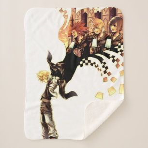 Kingdom Hearts: 358/2 Days   Roxas, Axel, & Xion Sherpa Blanket
