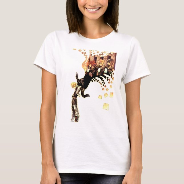 Kingdom Hearts: 358/2 Days | Roxas, Axel, & Xion T-Shirt (Front)