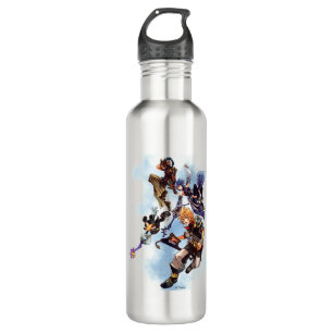 Kingdom Hearts: Birth by Sleep   Main Cast Box Art 710 Ml Water Bottle