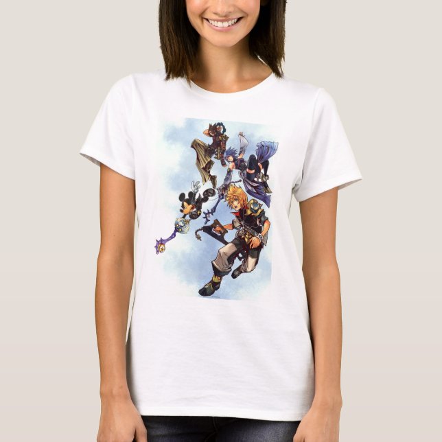 Kingdom Hearts: Birth by Sleep | Main Cast Box Art T-Shirt (Front)