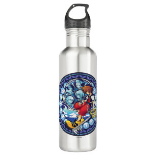 Kingdom Hearts   Blue Stained Glass Key Art 710 Ml Water Bottle