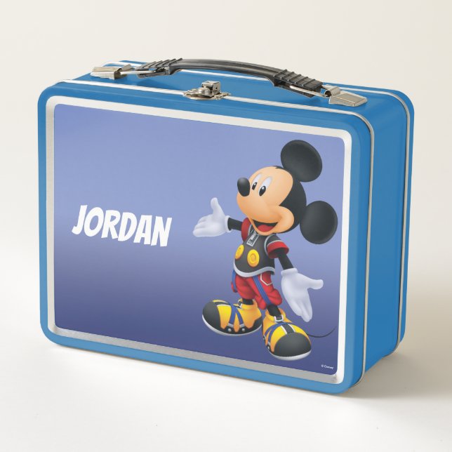 Kingdom Hearts: Chain of Memories | King Mickey Metal Lunch Box (Front)
