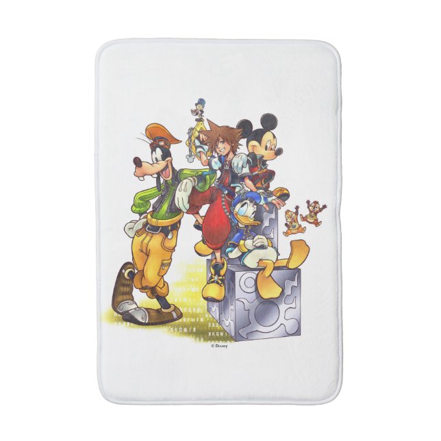Kingdom Hearts: coded | Group Key Art Bath Mat (Front Vertical)