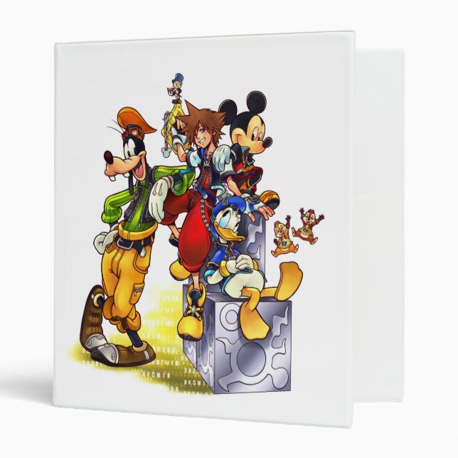 Kingdom Hearts: coded | Group Key Art Binder (Front/Inside)