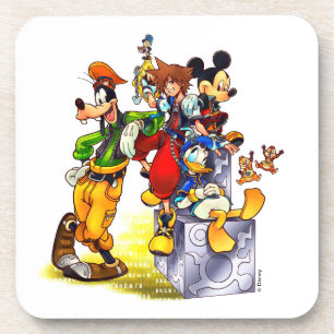 Kingdom Hearts: coded   Group Key Art Coaster