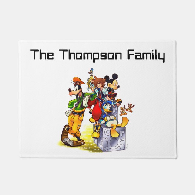 Kingdom Hearts: coded | Group Key Art Doormat (Front)