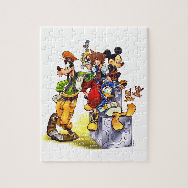 Kingdom Hearts: coded | Group Key Art Jigsaw Puzzle (Vertical)