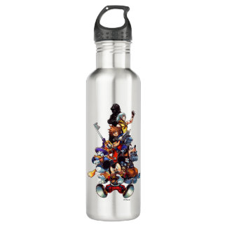 Kingdom Hearts: coded | Main Cast Key Art 710 Ml Water Bottle