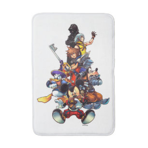 Kingdom Hearts: coded   Main Cast Key Art Bath Mat