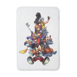 Kingdom Hearts: coded | Main Cast Key Art Bath Mat