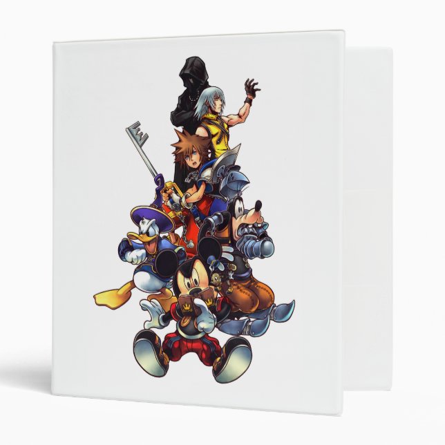 Kingdom Hearts: coded | Main Cast Key Art Binder (Front/Inside)