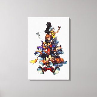 Kingdom Hearts: coded | Main Cast Key Art Canvas Print