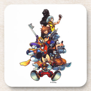 Kingdom Hearts: coded   Main Cast Key Art Coaster