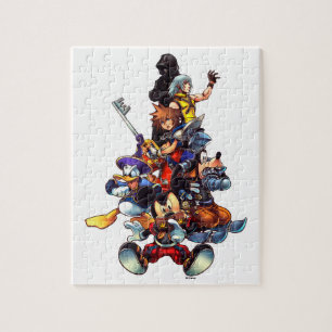 Kingdom Hearts: coded Main Cast Key Art Jigsaw Puzzle