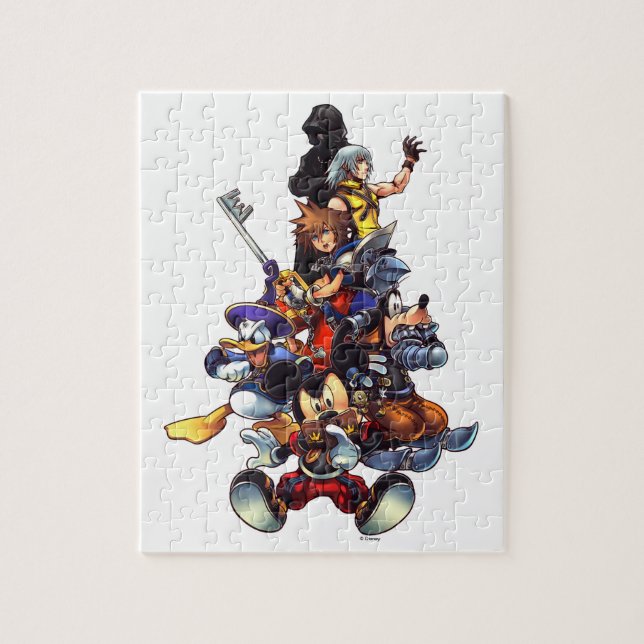 Kingdom Hearts: coded | Main Cast Key Art Jigsaw Puzzle (Vertical)