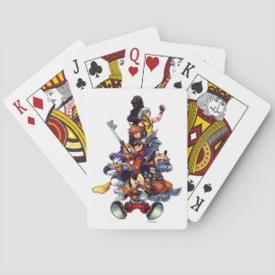 Kingdom Hearts: coded   Main Cast Key Art Playing Cards