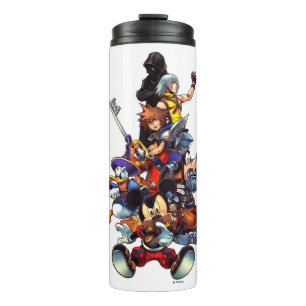 Kingdom Hearts: coded   Main Cast Key Art Thermal Tumbler