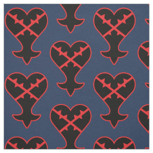 Kingdom Hearts   Emblem Heartless Symbol Fabric