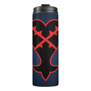 Kingdom Hearts Emblem Heartless Symbol Thermal Tumbler