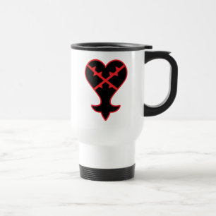 Kingdom Hearts Emblem Heartless Symbol Travel Mug