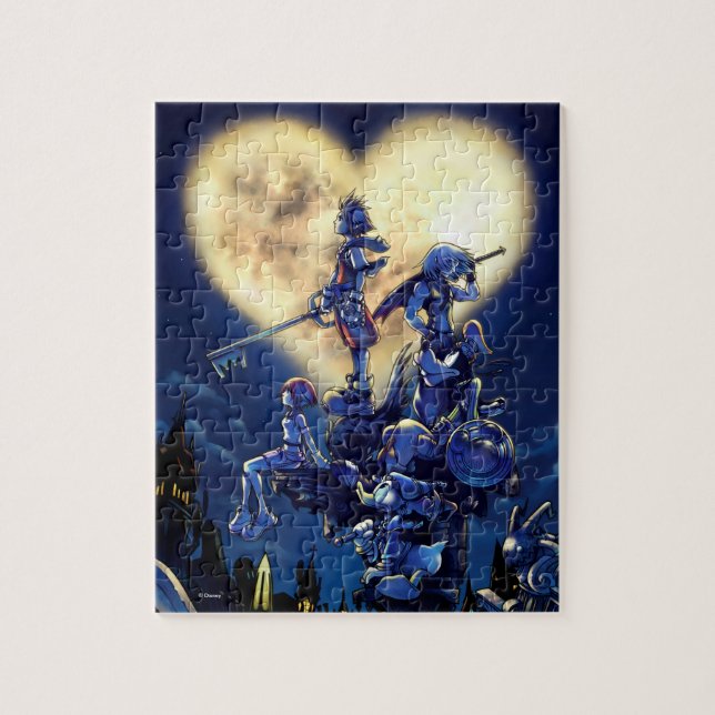 Kingdom Hearts | Heart Moon Box Art Jigsaw Puzzle (Vertical)