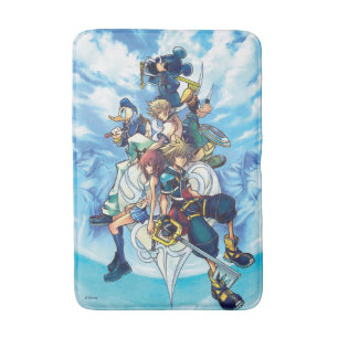 Kingdom Hearts II   Game Box Art Bath Mat