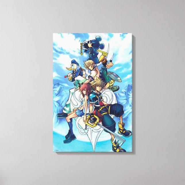 Kingdom Hearts II | Game Box Art Canvas Print (Front)