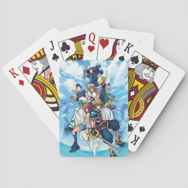 Kingdom Hearts II | Game Box Art Playing Cards (Back)