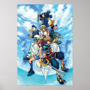 Kingdom Hearts II   Game Box Art Poster