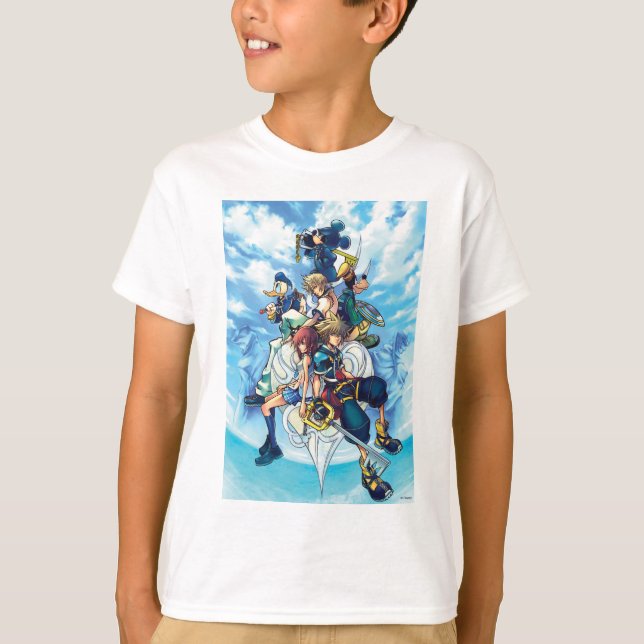 Kingdom Hearts II | Game Box Art T-Shirt (Front)