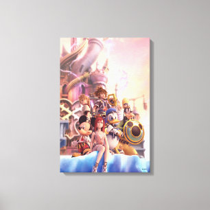 Kingdom Hearts II   Hollow Bastion Key Art Canvas Print