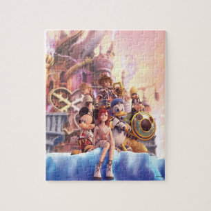 Kingdom Hearts II Hollow Bastion Key Art Jigsaw Puzzle