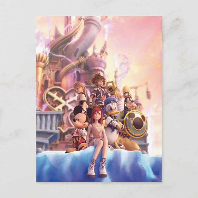 Kingdom Hearts II | Hollow Bastion Key Art Postcard (Front)